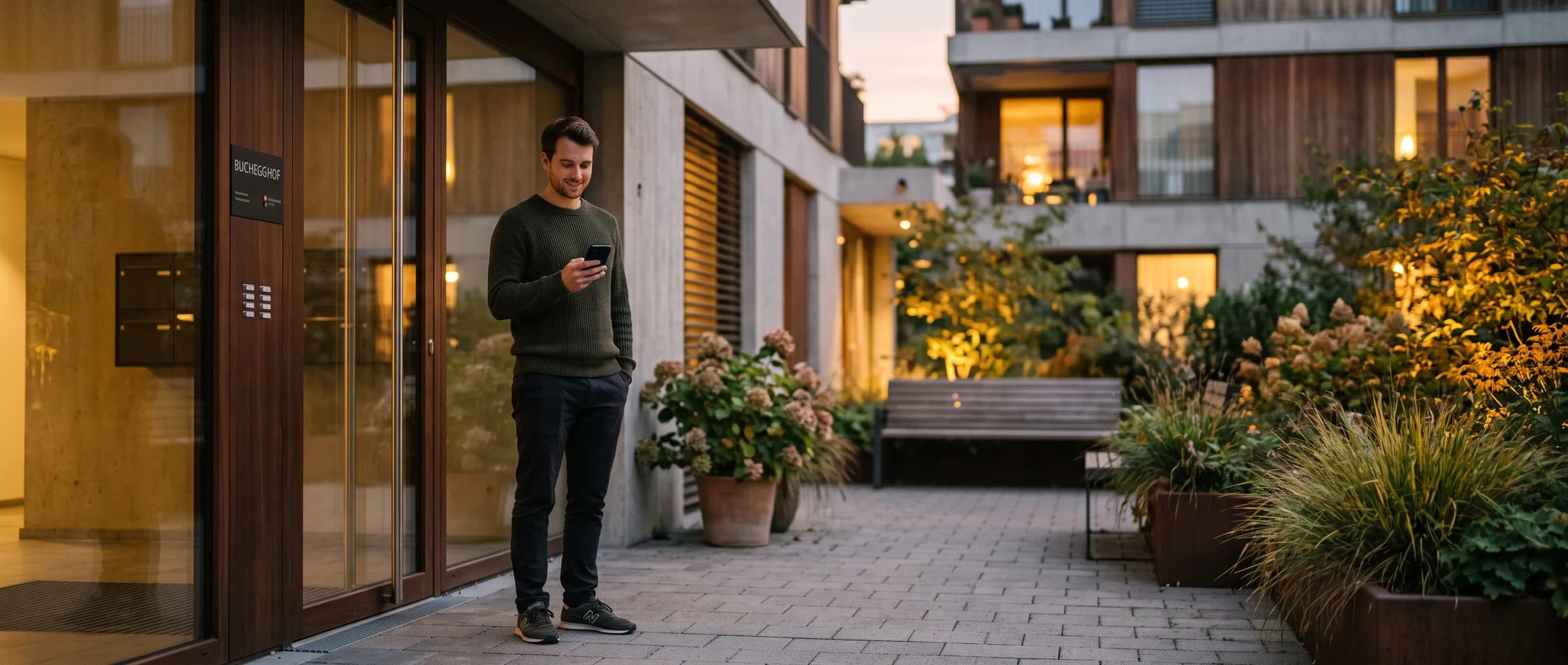 Bewohner meldet Schaden per App im Innenhof — Status ohne Rückruf bei der Verwaltung
